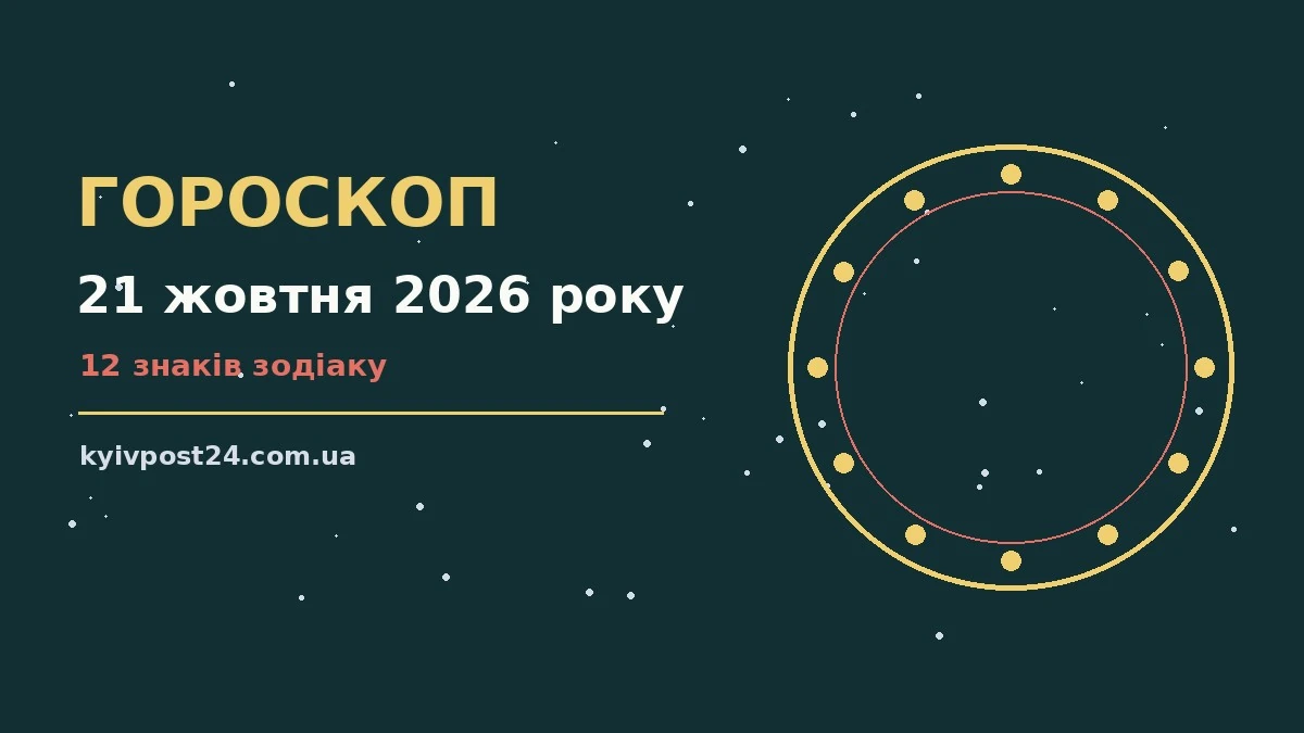 Гороскоп на 21 жовтня 2026 року: настрій дня, поради для стосунків, роботи й особистих меж